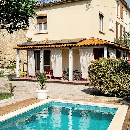 Magnifique Climatisee , Brasero & Petanque Et Piscine * Coursan