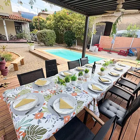 Magnifique Climatisee , Brasero & Petanque Et Piscine *