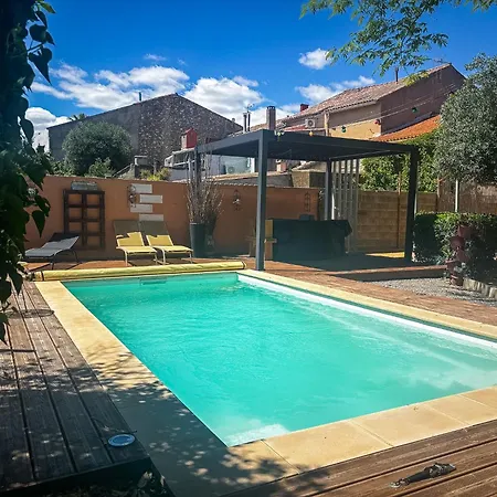 Magnifique Climatisee , Brasero & Petanque Et Piscine 빌라 Coursan